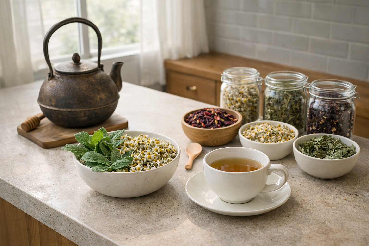 chá para vesícula, vesícula inflamada, chás naturais, boldo, hortelã, camomila, saúde digestiva